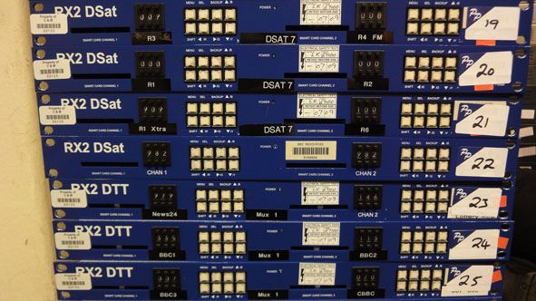 SCT Broadcast RX2 satellite receiver