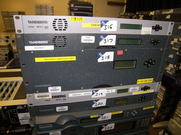 Tanberg TT6010 TS processor (Cards- MPEG IN G703,...