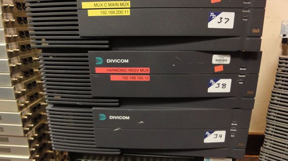 Divicom Harmonic MUX with cards inc: ARM-4, Median...