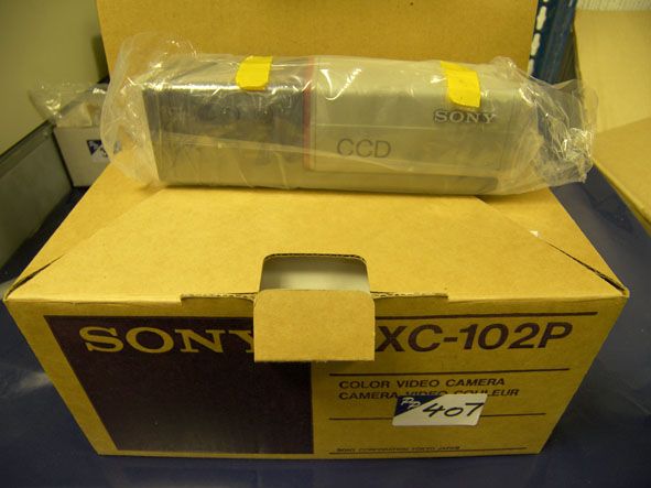 Sony DXC/102P colour video camera (boxed & unused)
