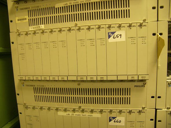 Philips TokenMUX DVS3200-1 chassis with cards inc:...
