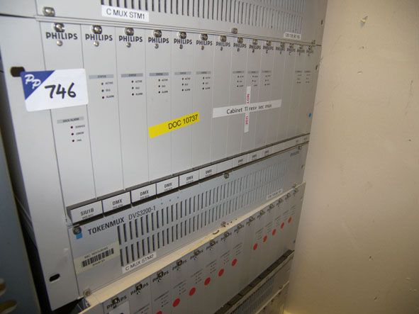 Philips TokenMUX DVS3200-1 chassis with cards inc:...