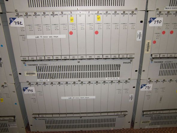 Philips TokenMUX DVS3200-1 chassis with cards inc:...