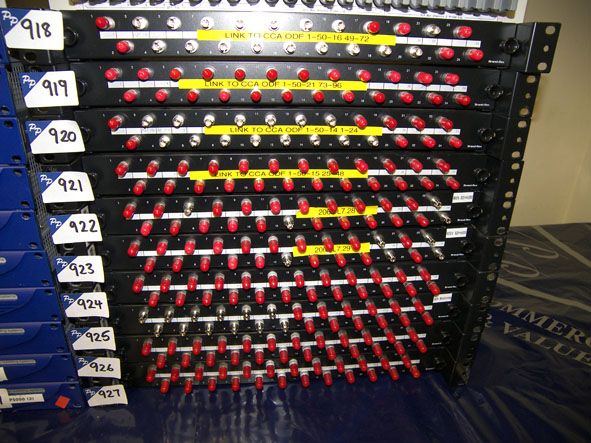 Brand-Rex link fibre interface panel
