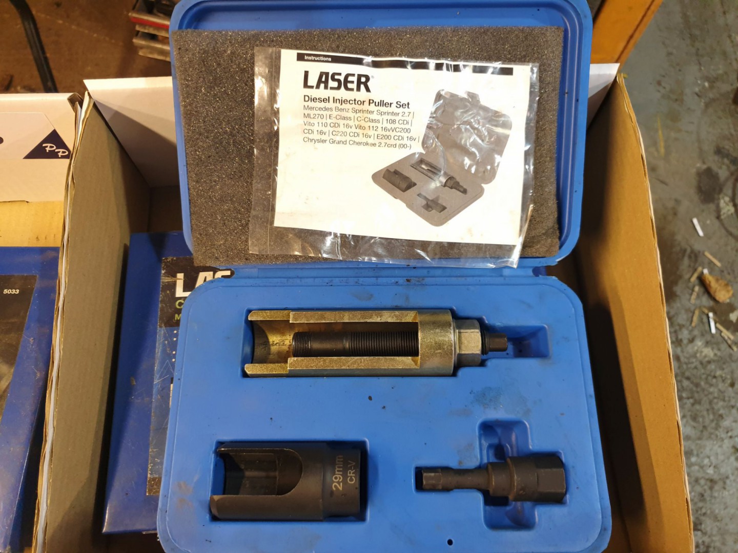 Laser diesel injector puller set for Mercedes...