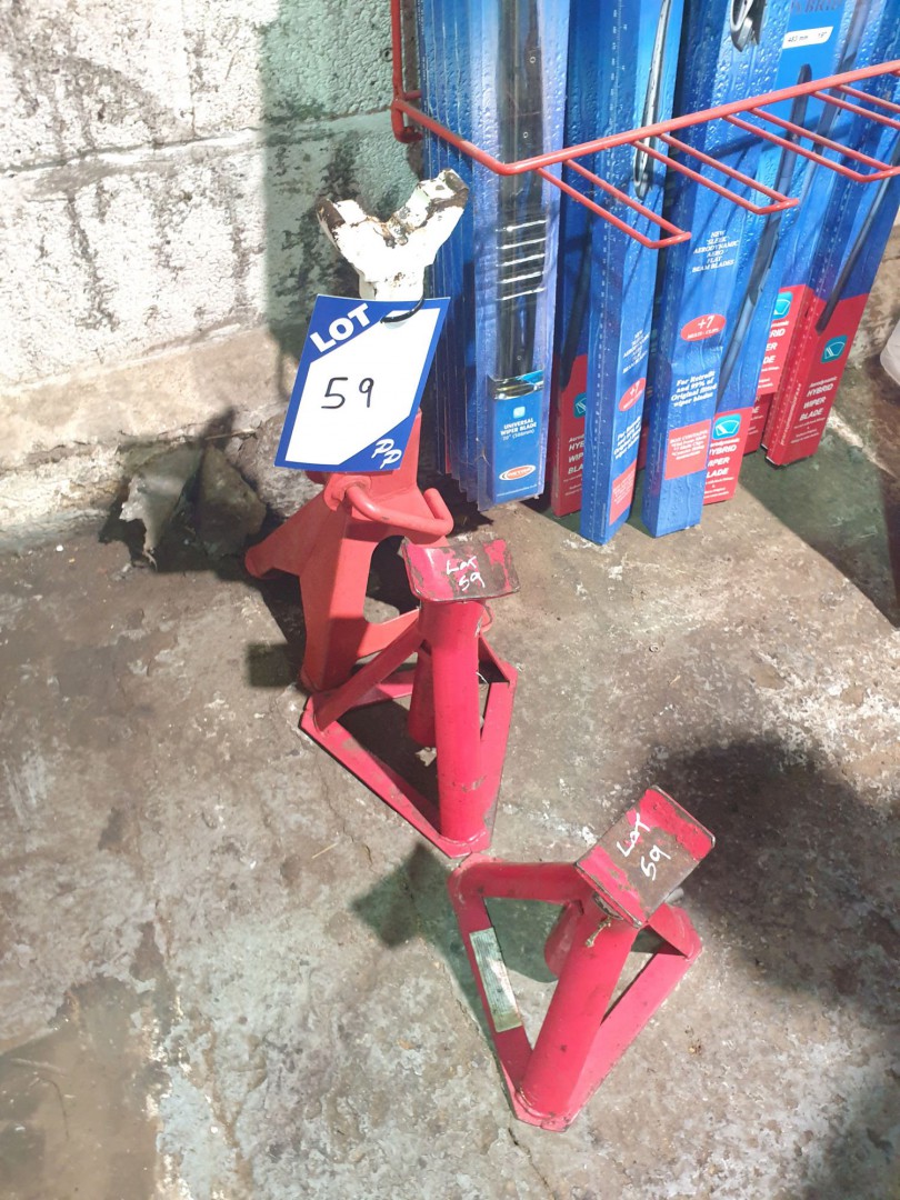 4x axle stands, 250mm