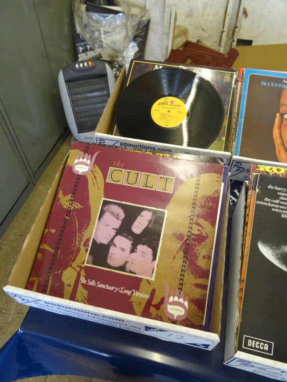 11x music LP's inc: The Cult, Jethro Tull, Sony Bo...