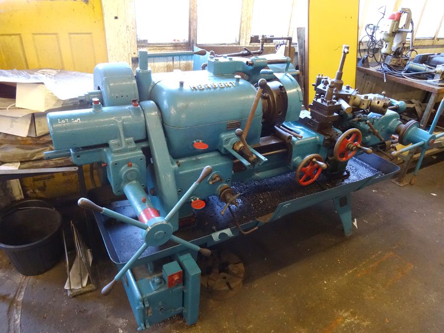 Herbert capstan lathe, 6 head turret with equipmen...