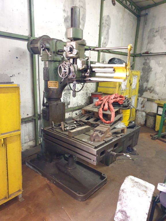 Alfred Herbert radial arm drill, 64-332rpm, 900x55...