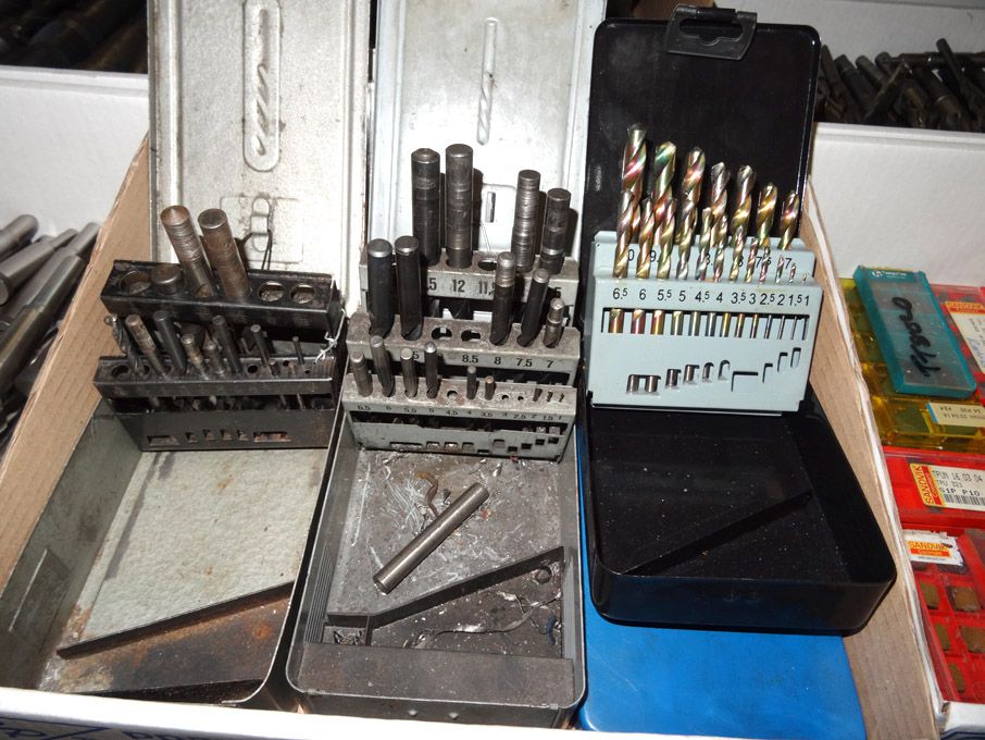 Qty various HSS straight shank drills etc