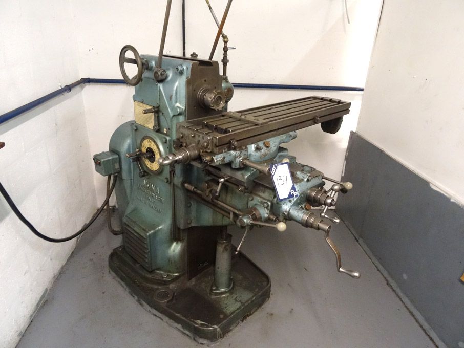 Parkinson No1NA horizontal milling machine, 46x10"...