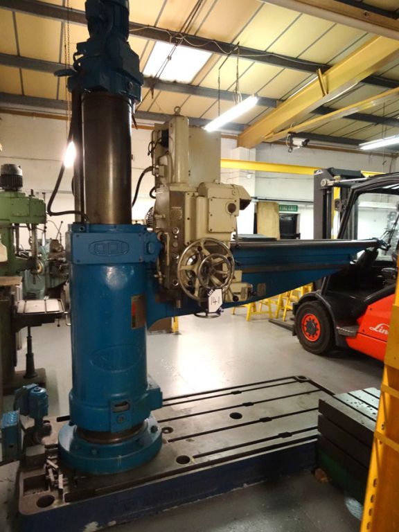 Asquith ODI 6-0 radial arm drill, 72" arm, 42-1130...
