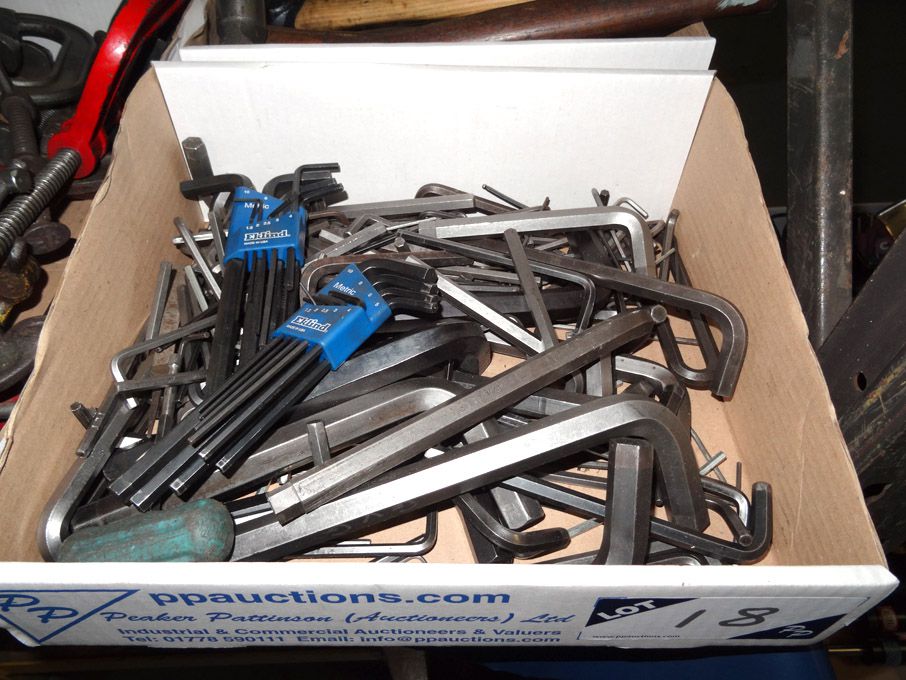 Qty various size Allen keys