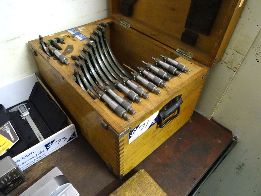Dartec 10 piece micrometer set, 50-300mm