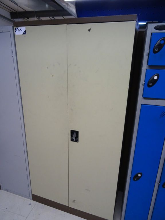 3x Bisley metal 2 door storage cupboards, 920x450x...