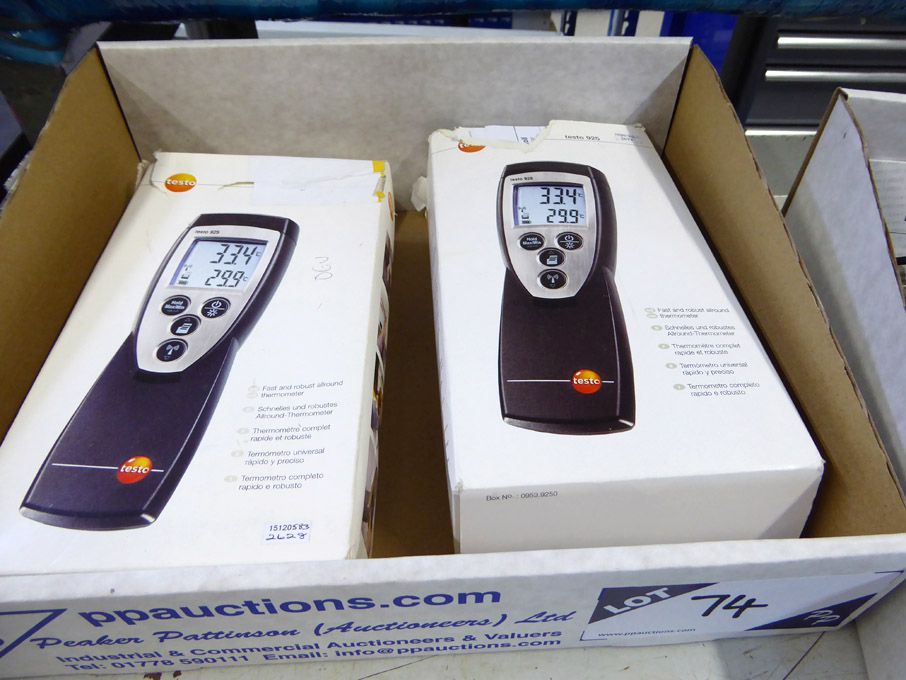 2x Testo 925 digital thermometers