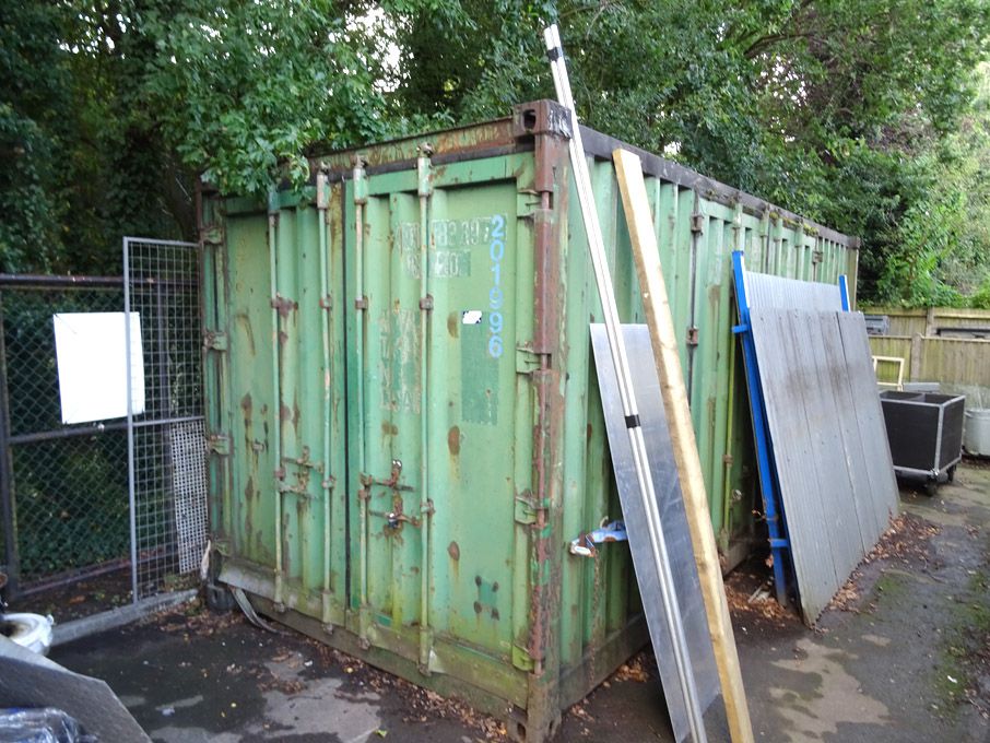 20ft shipping container with doors on side & end