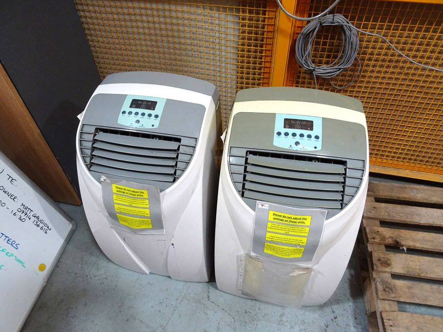 2x Prem-I-Air EHO468 portable air conditioning uni...