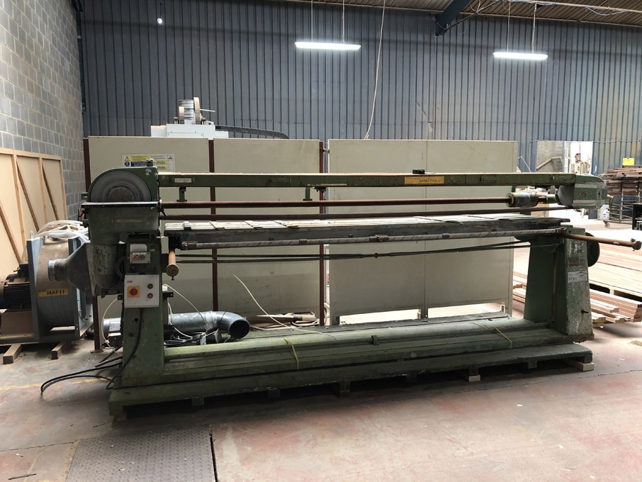 Wadkin Bursgreen BGA 54595 pad sander, 3000mm appr...