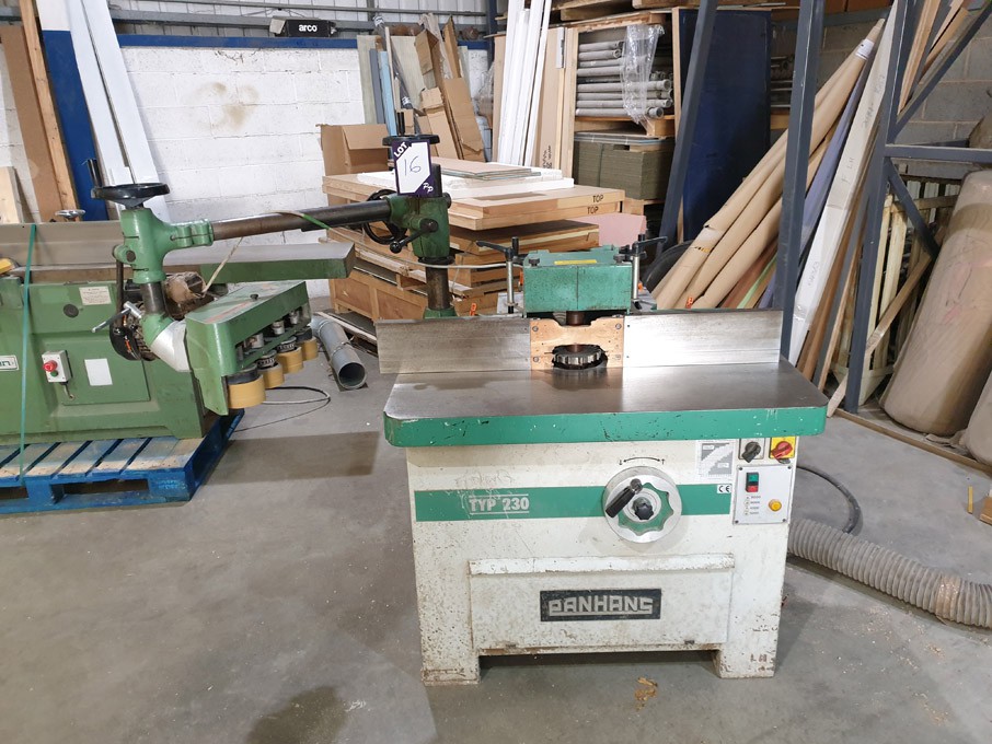 Panhans TYP230 spindle moulder, Maggi Staff 2044 p...