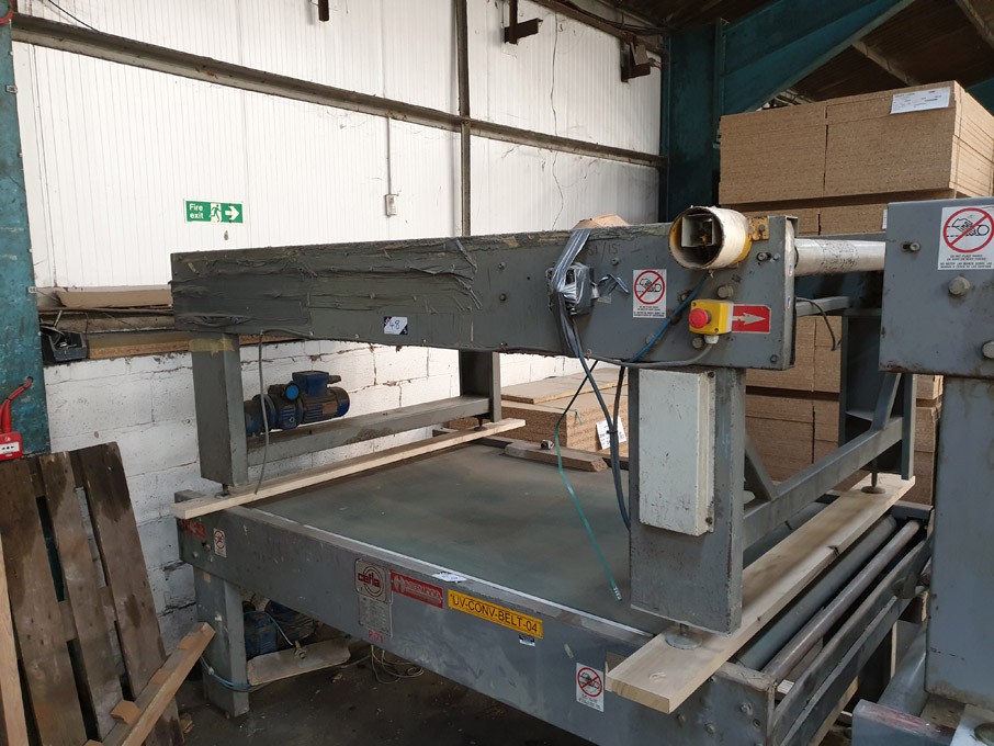 Cefla Interwood TR/2500 power roller conveyor, 140...