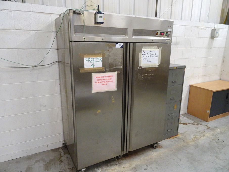 Similar stainless steel commercial twin door freez...