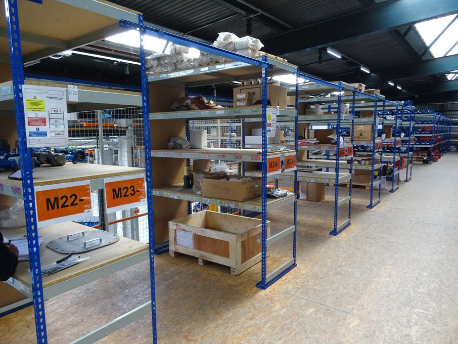 5 bays Anchor Point light duty boltless storage ra...