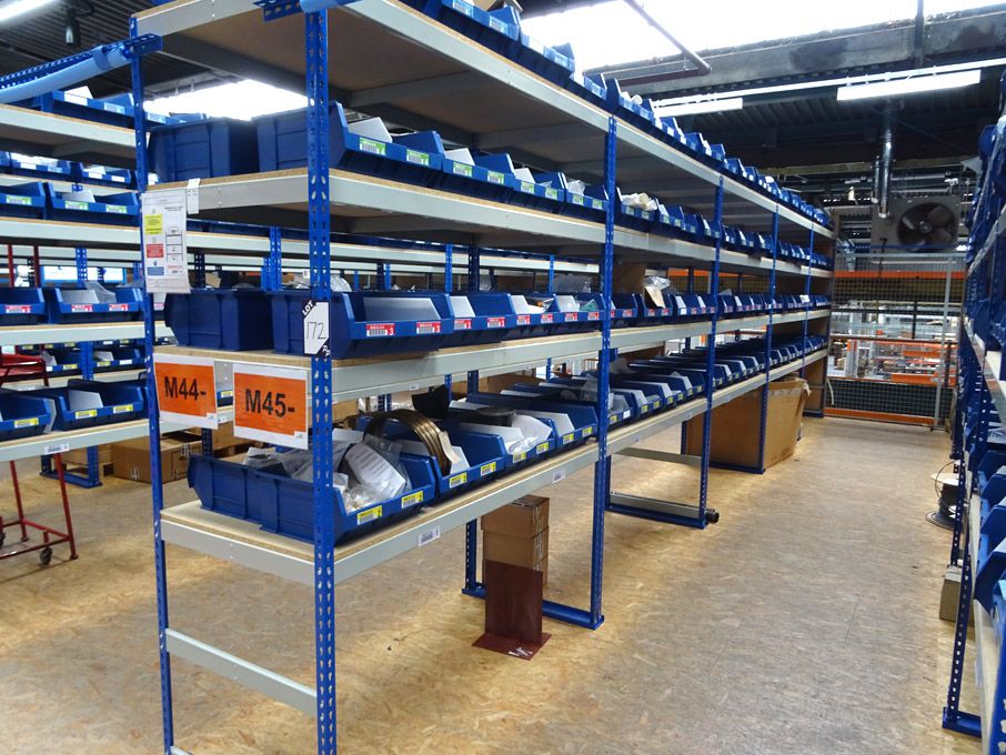 5 bays Anchor Point light duty boltless storage ra...