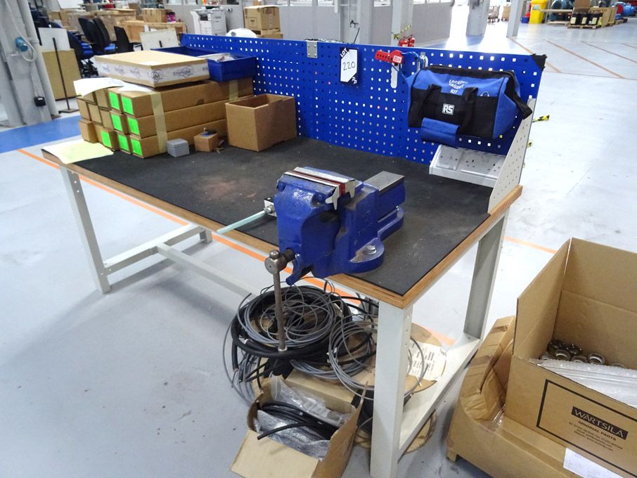 Bott 2000x900mm metal frame work table with Record...