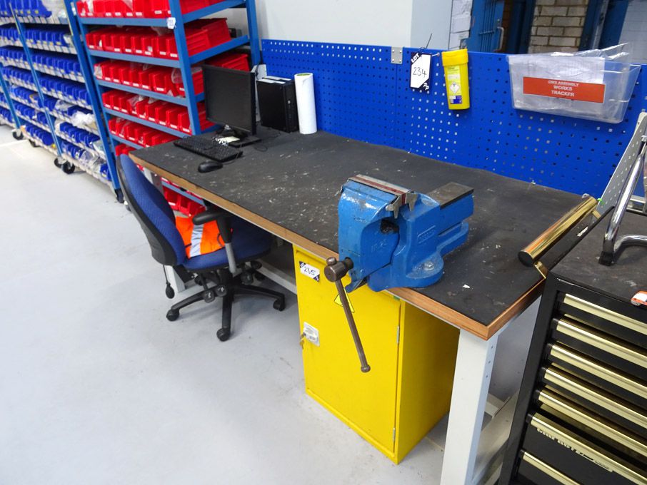 Bott 2000x900mm metal frame work table with Record...