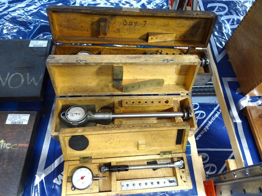 3x dial bore clocks inc: Mercer, John Bull etc