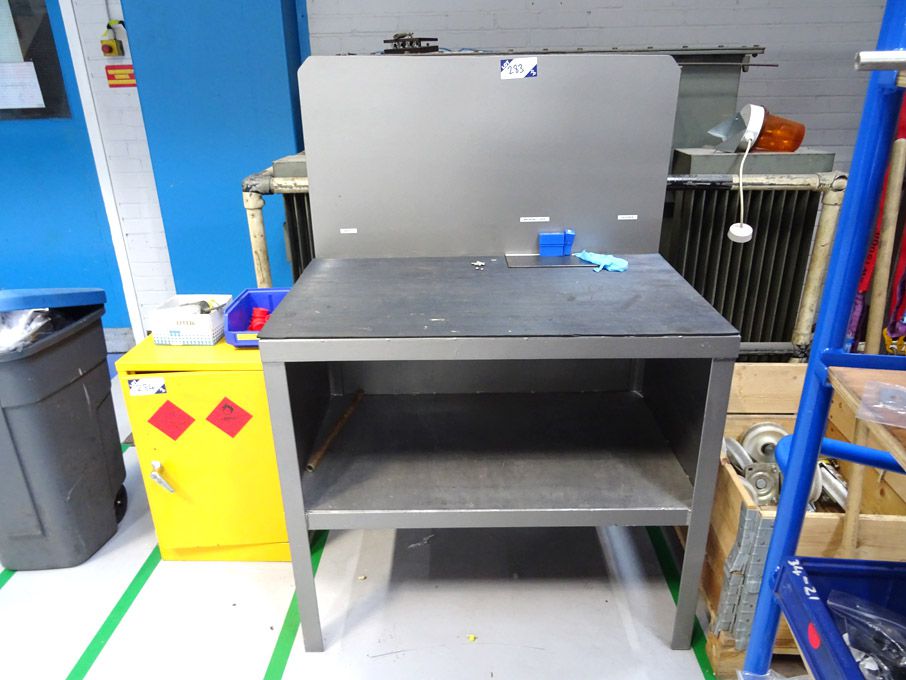 42x25" heavy duty metal work table