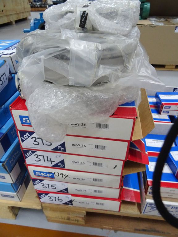 4x SKF RMS 36 metal bearings (unused)