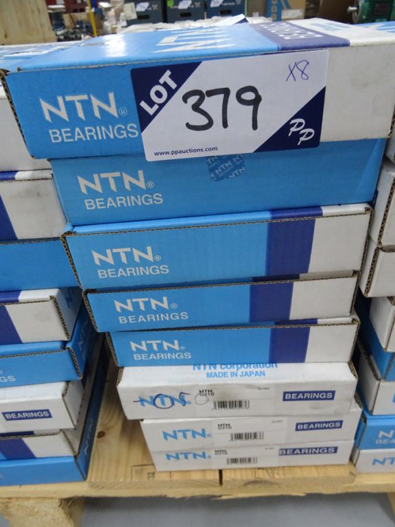 8x NTN 6318 metal bearings (unused)