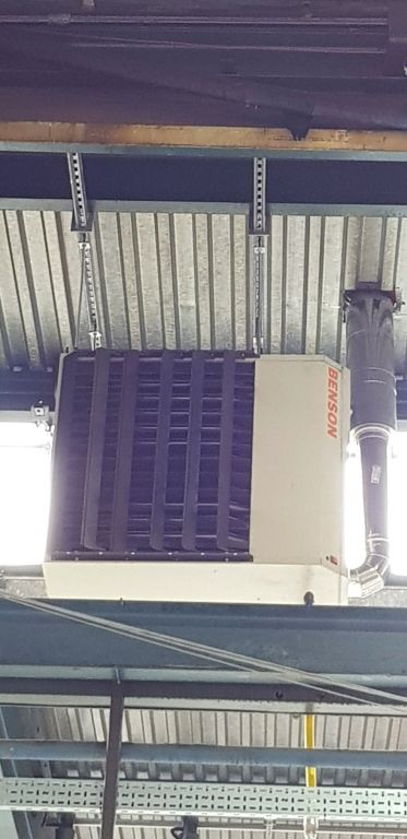 Ambi-Rad (Benson) UDSA 100-2 gas fired industrial...