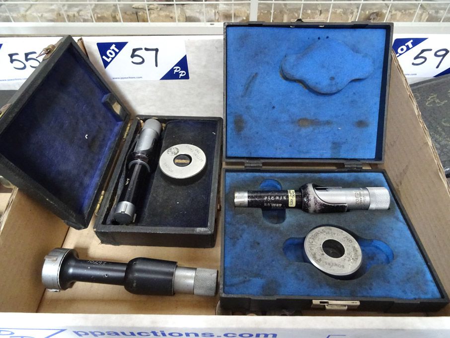 3x Fowler-Bowers bore gauges to 2"