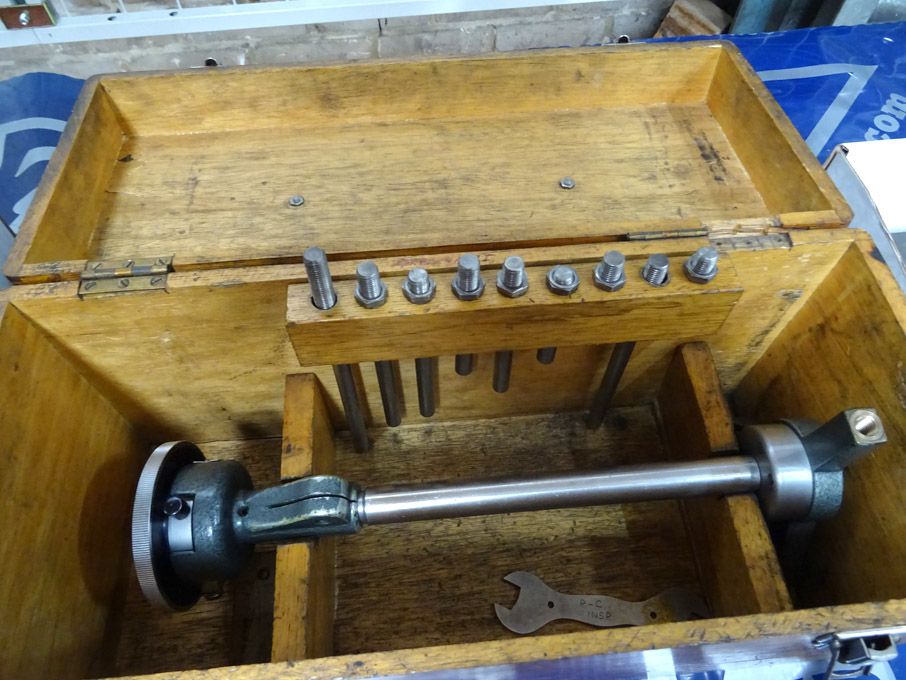 John Bull bore gauge set in wooden case