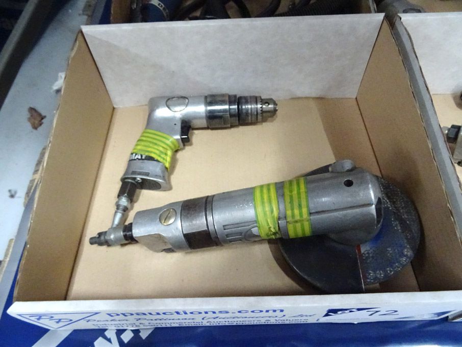 2x UT pneumatic air tools inc: angle grinder & dri...