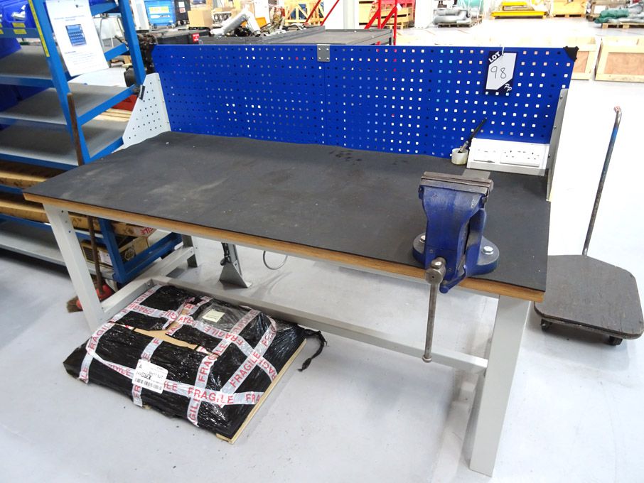 Bott 2000x900mm metal framed work table with Recor...