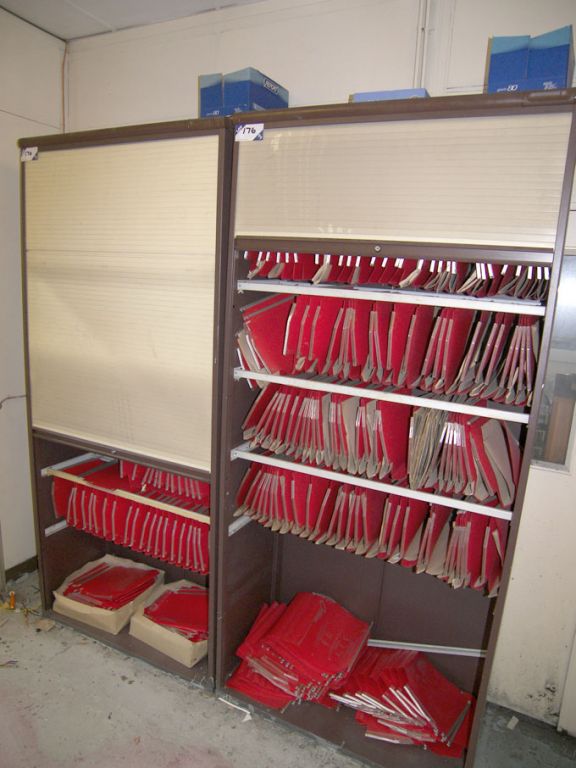2x Multi-Stor vertical filing storage cupboard, 10...