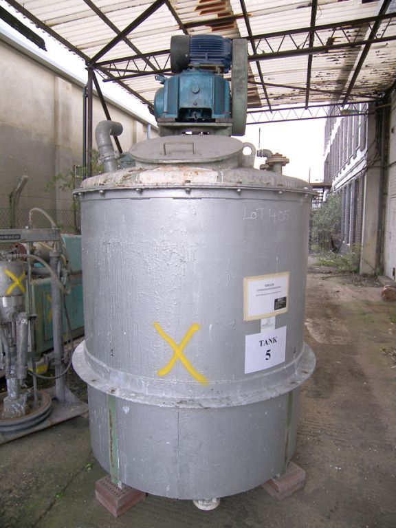 2000ltr steel tank with mixer