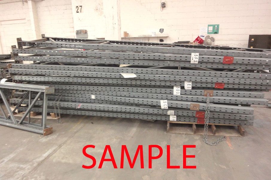 9 bays Dexion Speedlock heavy duty boltless pallet...