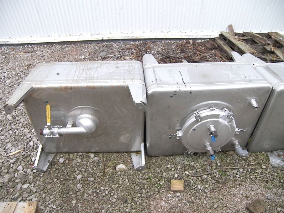 2x Unformtechnik stainless steel paint holding tan...