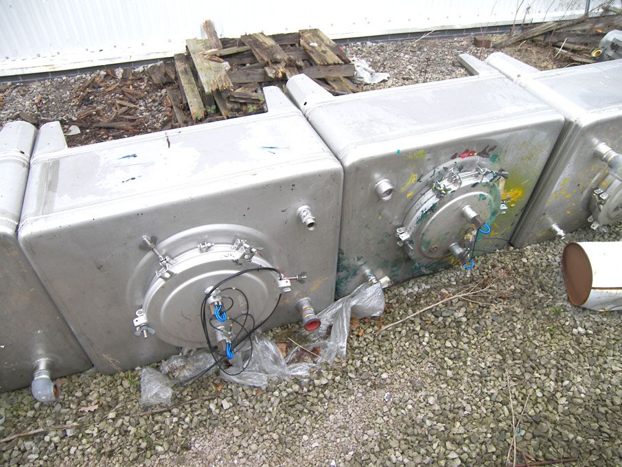 2x Unformtechnik stainless steel paint holding tan...