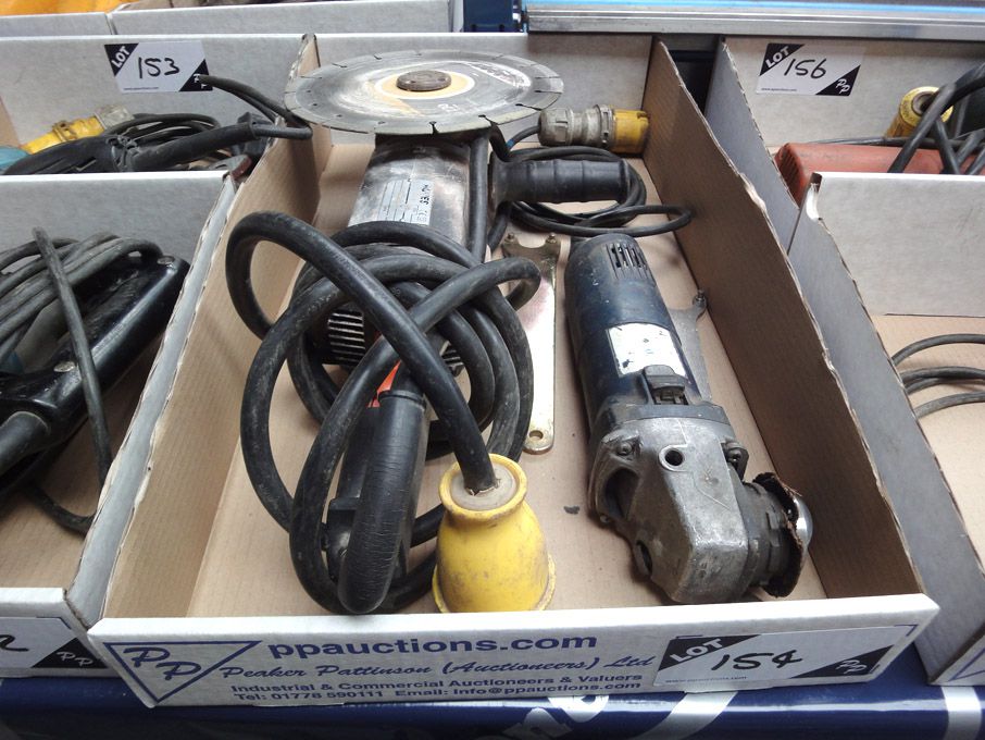 Rupes GM62 disc grinder, 110v & Bosch disc grinder