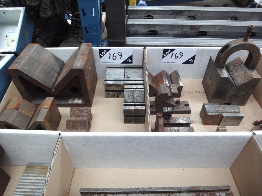 Qty various Vee blocks in 2 boxes