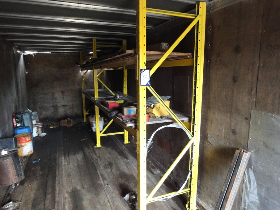 2x bays heavy duty boltless racking, 2200x700mm, c...