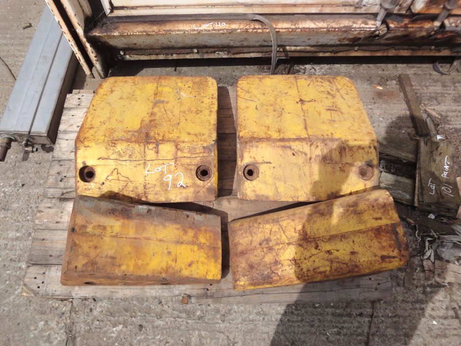 Qty various metal weights