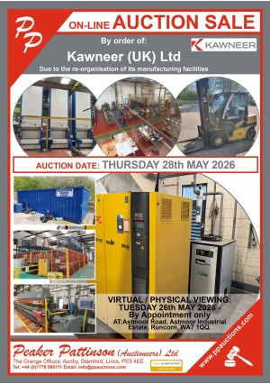 Kawneer (UK) Ltd - Auction Sale